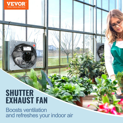 VEVOR Shutter Mounted Exhaust Fan - Select Your Configuration - BYCSPQSDJAC10PBM8V1 - view 2