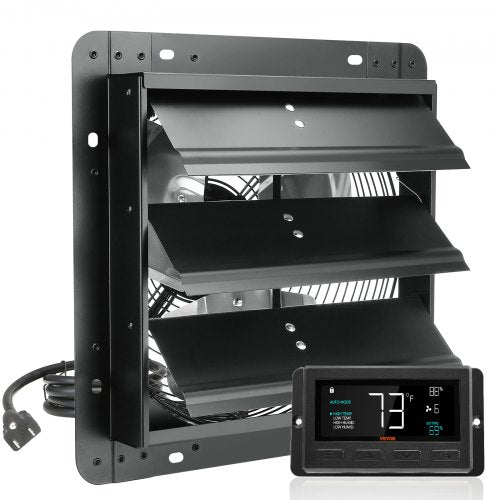 VEVOR Shutter Mounted Exhaust Fan - Select Your Configuration - BYCSPQSDJEC12J2DNV1 - view 1
