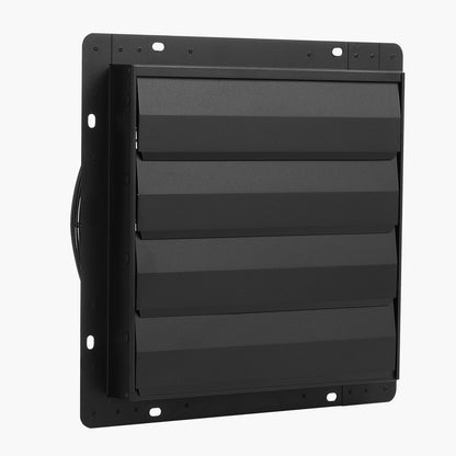 VEVOR 14 inch Shutter Exhaust Fan, Wall Mounted Attic Vent Fan with Smart Programming Variable Speed Temperature Control, 2000 CFM,EC Motor,Timer, for Shed,Garage,Greenhouse Ventilation Cooling,Black - BYCSPQSECDJKF17P0001V1 - view 10