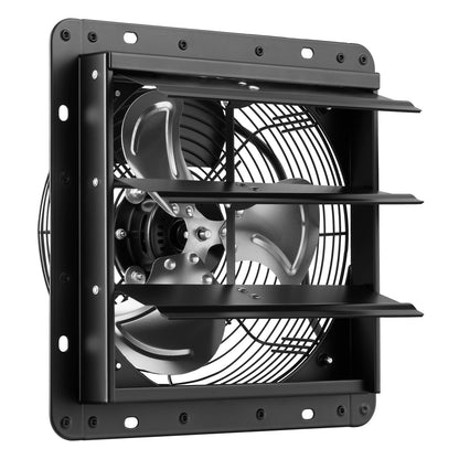 VEVOR 10 inch Shutter Exhaust Fan Wall-Mount Variable Speed Temperature, Automatic Louvers Sturdy Steel Housing, Low Noise, Ventilation and Cooling for Attic, Garage, Barn, Greenhouse, Workshop - BYCSPQSMZKAC2L5V5001V1 - view 10