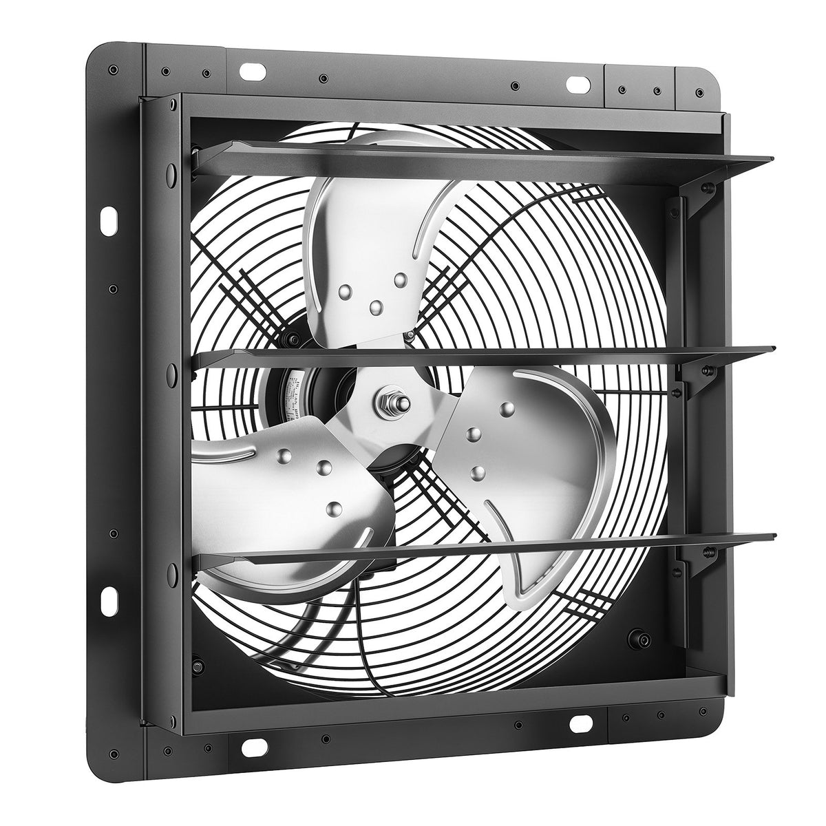VEVOR 10 in Shutter Exhaust Fan Wall-Mount Automatic Louvers Variable Speed, Sturdy Steel Housing, Low Noise, AC Motor, 874 CFM Ventilation and Cooling for Attic, Garage, Barn, Greenhouse, Workshop - BYCSPQSMZKACKSUWG001V1 - view 10