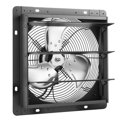 VEVOR 10 in Shutter Exhaust Fan Wall-Mount Automatic Louvers Variable Speed, Sturdy Steel Housing, Low Noise, AC Motor, 874 CFM Ventilation and Cooling for Attic, Garage, Barn, Greenhouse, Workshop - BYCSPQSMZKACKSUWG001V1 - view 10