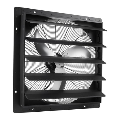 VEVOR 24 in Shutter Exhaust Fan Wall-Mount Automatic Louvers Variable Speed, Sturdy Steel Housing, Low Noise, AC Motor, 7030 CFM Ventilation and Cooling for Attic, Garage, Barn, Greenhouse, Workshop - BYCSPQSMZKACOMNYI001V1 - view 10