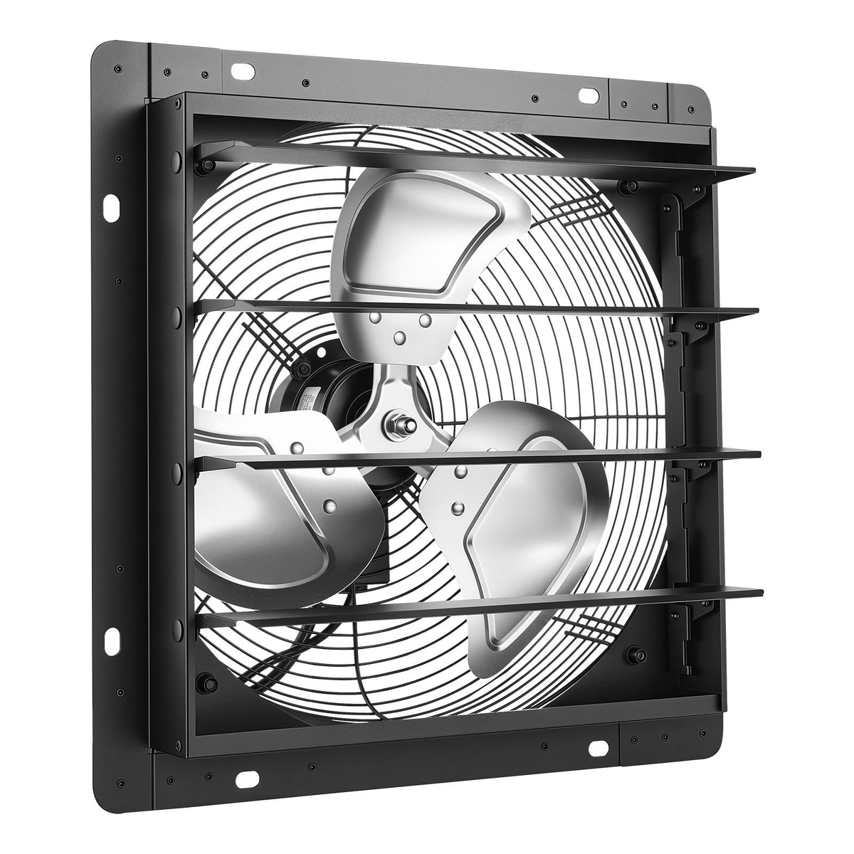 VEVOR 14 in Shutter Exhaust Fan Wall-Mount Automatic Louvers Variable Speed, Sturdy Steel Housing, Low Noise, AC Motor, 1802 CFM Ventilation and Cooling for Attic, Garage, Barn, Greenhouse, Workshop - BYCSPQSMZKACQHV4J001V1 - view 10
