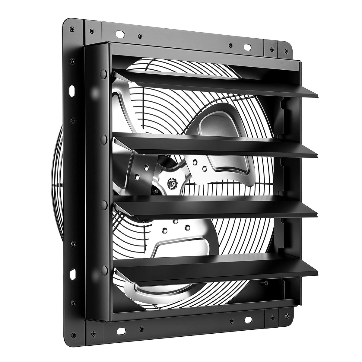 VEVOR 14 Inch Shutter Exhaust Fan Wall Mounted Automatic Louvers EC Motor, Steel Housing, Temperature & Humidity Controller, Ventilation & Cooling for Attic, Garage, Barn, Greenhouse, Workshop, Black - BYCSPQSMZKECBQUYN001V1 - view 10