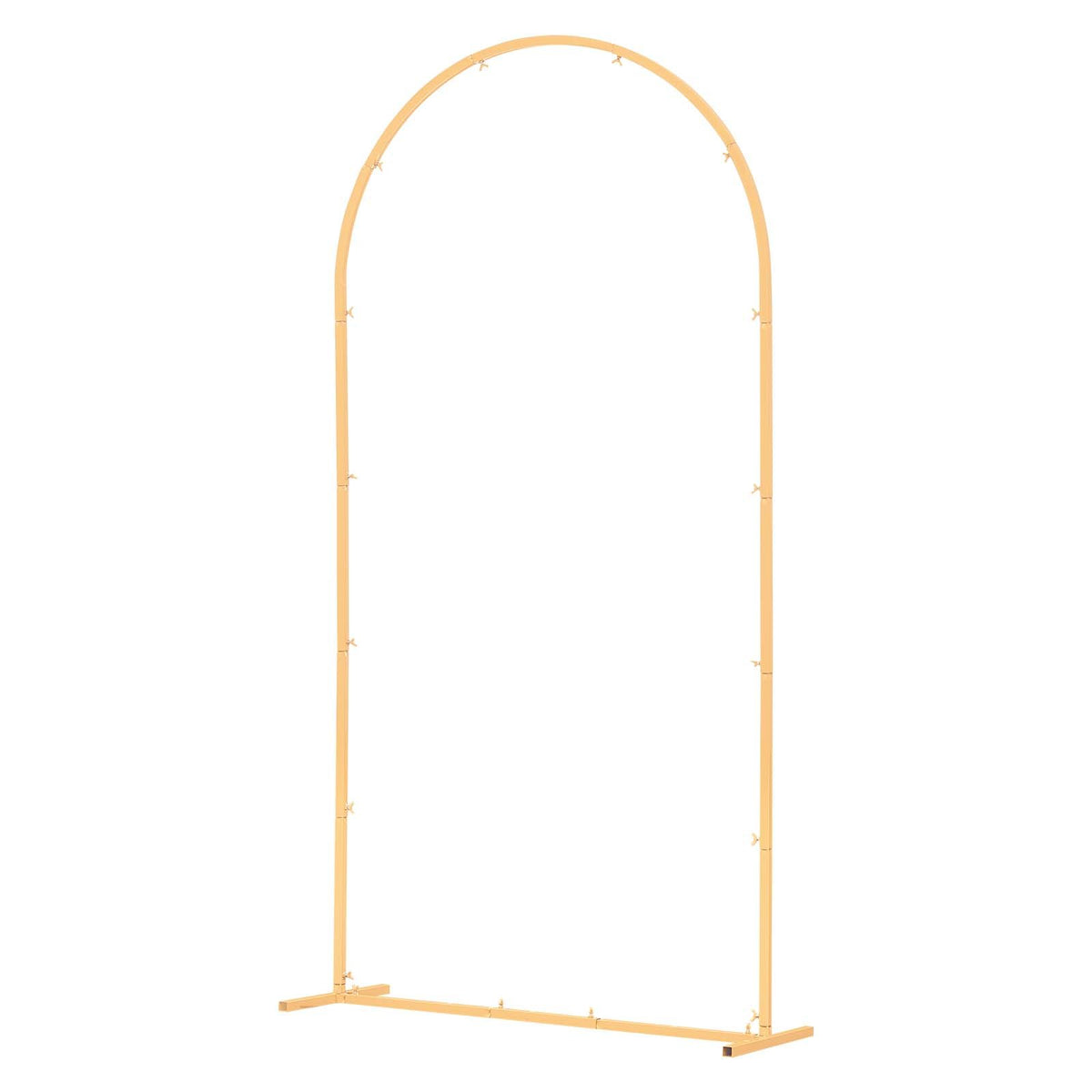 VEVOR Arch Backdrop Stand, 6.6 x 3.3 ft, Stable Structure, Easy Assembly, 1 Piece Gold Metal Arch Backdrop Stand for Wedding, Birthday Party, Graduation, Holiday Celebration, and Ceremony Decoration - BYDGMJDJT66FVMQ73001V0 - view 10