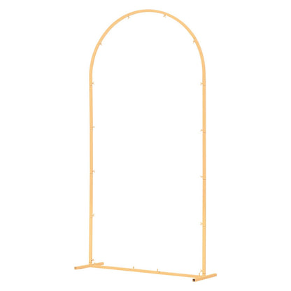 VEVOR Arch Backdrop Stand, 6.6 x 3.3 ft, Stable Structure, Easy Assembly, 1 Piece Gold Metal Arch Backdrop Stand for Wedding, Birthday Party, Graduation, Holiday Celebration, and Ceremony Decoration - BYDGMJDJT66FVMQ73001V0 - view 10