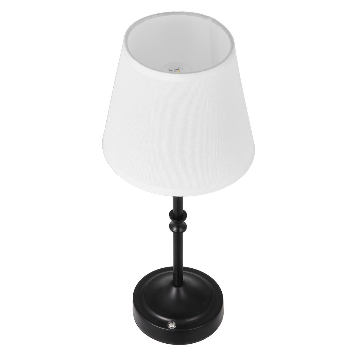 VEVOR Cordless Table Lamp, 5200mAh Built-in Rechargeable Battery Desk Lamp, 3-Level Brightness, Fabric Shade, 2700-3000K Color Temperature, Table Light for Restaurant, Bedroom, Bar Counter, Black - BYDZTD636316J1EVF001V9 - view 10