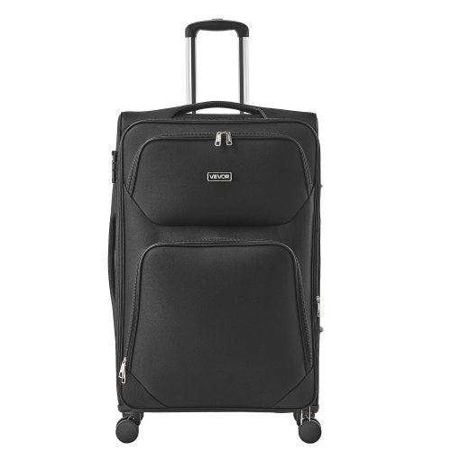VEVOR Softside Expandable Luggage with Spinner Wheels, 28-Inch Softside Checked Large Luggage, Lightweight Checked Suitcase with Expandable Zippered Pocket and TSA Lock, Black - BYKSTXBYHS2881CTJ001V0 - view 2
