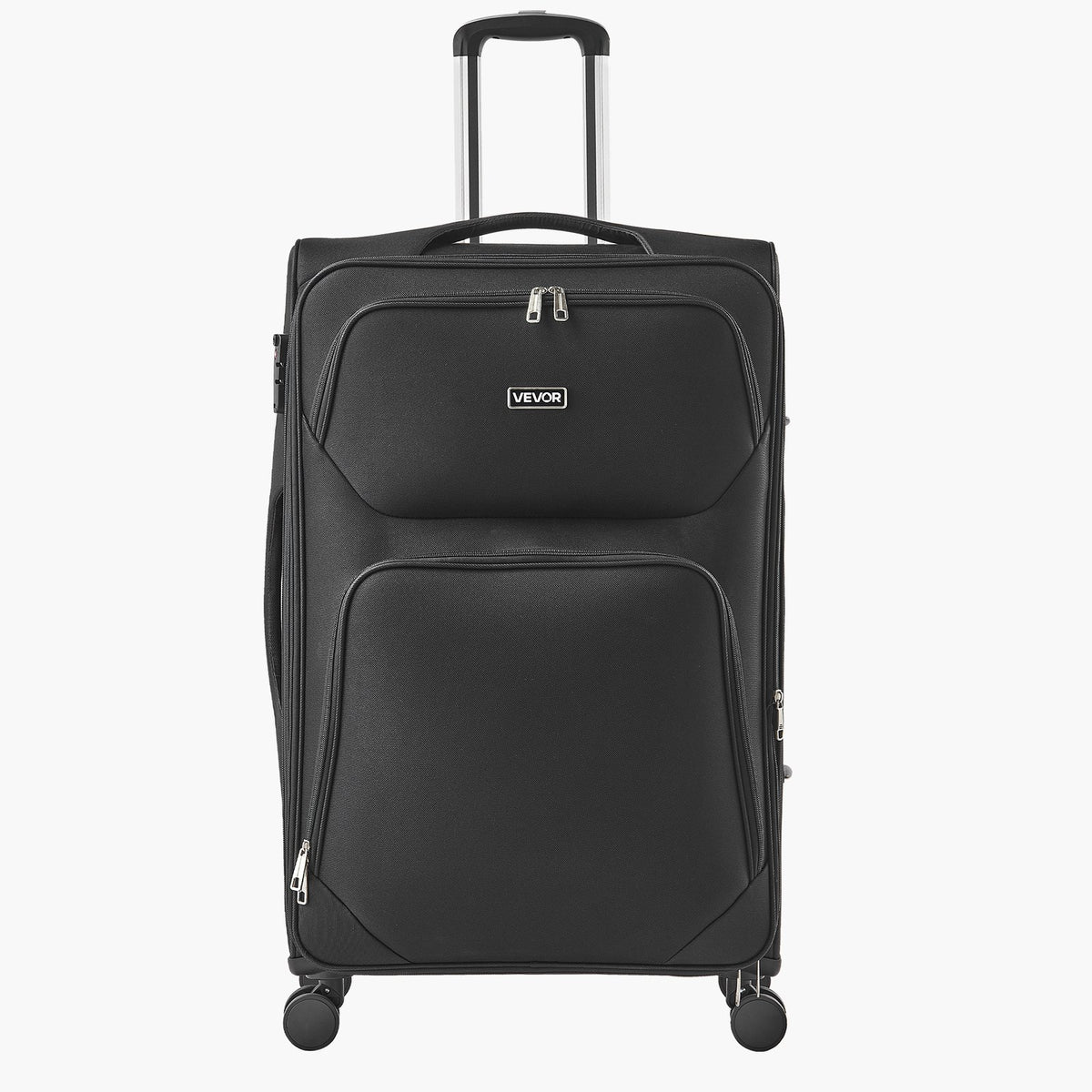 VEVOR Softside Expandable Luggage with Spinner Wheels, 28-Inch Softside Checked Large Luggage, Lightweight Checked Suitcase with Expandable Zippered Pocket and TSA Lock, Black - BYKSTXBYHS2881CTJ001V0 - view 10