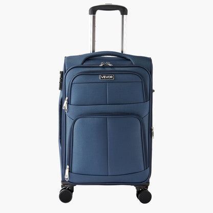 VEVOR Softside Expandable Luggage with Spinner Wheels, 20-Inch Softside Carry on Luggage, Lightweight Checked Suitcase with Expandable Zippered Pocket and TSA Lock, Blue - BYKSTXBYLS20PROXL001V0 - view 10