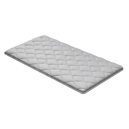 VEVOR Japanese Tatami Mat, Twin Size Foldable Japanese Tatami Mattress, Futon Mattress with Storage Bag & Fastener, 9-Layer Floor Mat for Sleeping, Dormitory, Meditation, Yoga, 80 x 39 x 2.5 in, Gray - BYTTM39INCH2EWB7A001V0 - view 10