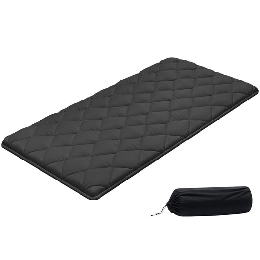 VEVOR Japanese Tatami Mat, Twin Size Foldable Japanese Tatami Mattress, Futon Mattress with Storage Bag & Fastener, 9-Layer Floor Mat for Sleeping, Dormitory