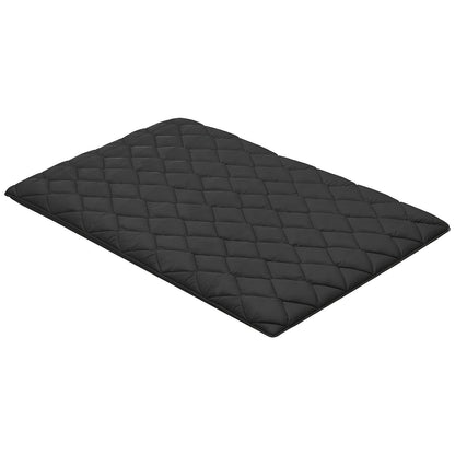 VEVOR Japanese Tatami Mat, Full Size Foldable Japanese Tatami Mattress, Futon Mattress with Storage Bag & Fastener, 9-Layer Floor Mat for Sleeping, Dormitory, Meditation, Yoga, 80 x 54 x 3.5 in, Black - BYTTM54INCH39H7LZ001V0 - view 10