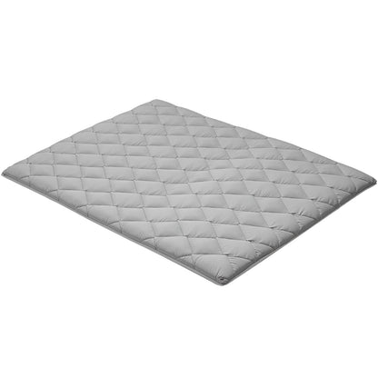 VEVOR Japanese Tatami Mat, Queen Size Foldable Japanese Tatami Mattress, Futon Mattress with Storage Bag & Fastener, 9-Layer Floor Mat for Sleeping, Dormitory, Meditation, Yoga, 80 x 60 x 3.5 in, Gray - BYTTM60INCH3DKOBG001V0 - view 10