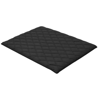 VEVOR Japanese Tatami Mat, Queen Size Foldable Japanese Tatami Mattress, Futon Mattress with Storage Bag & Fastener, 9-Layer Floor Mat for Sleeping, Dorm, Meditation, Yoga, 80 x 60 x 3.5 in, Black - BYTTM60INCH3J1HKM001V0 - view 10