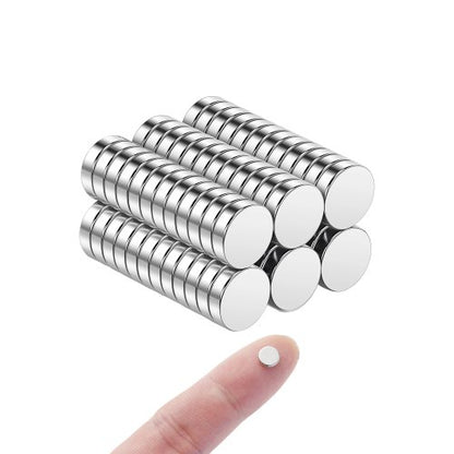 VEVOR Rare Earth Magnets, 100 Pcs Strong Round Small Neodymium Magnets Disc with Transparent Storage Box, for Whiteboard, Refrigerator, Cabinet, Dry Erase Board, Home, Kitchen, Office, School - BYXCT100JZMIQBHR2001V0 - view 2
