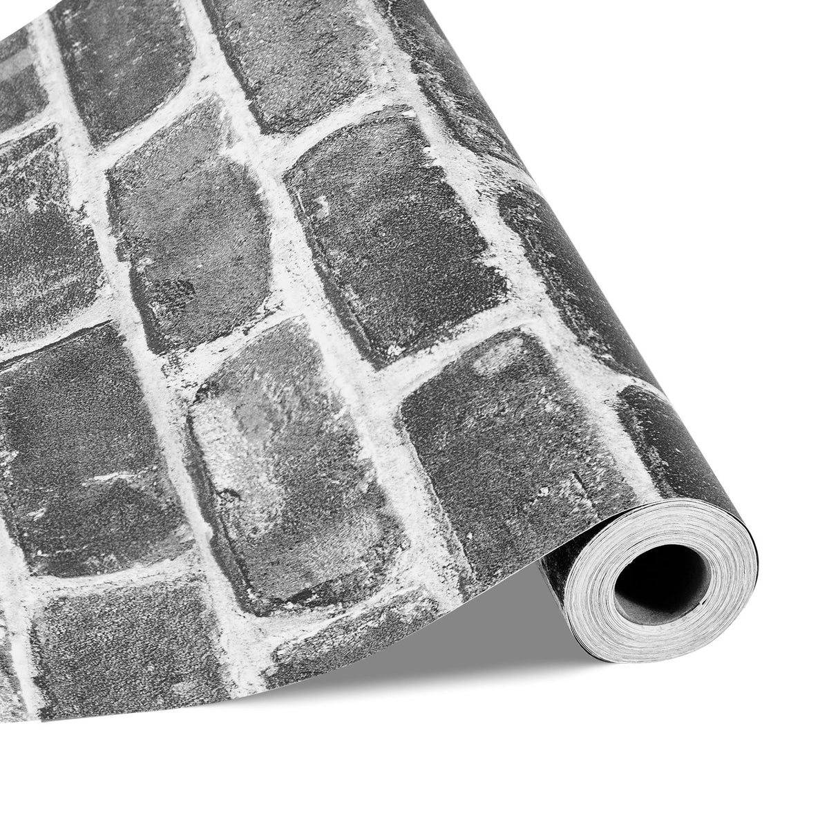 VEVOR Peel and Stick Wallpaper, 17.7 x 393.7 inch Contact Paper Gray Brick Waterpoof Self Adhesive, Easy to Clean & Peel Wall Decorative Vinyl Roll for Bedroom Kitchen Bathroom Office Desk - BZCCBZJKD40453KQP001V0 - view 1