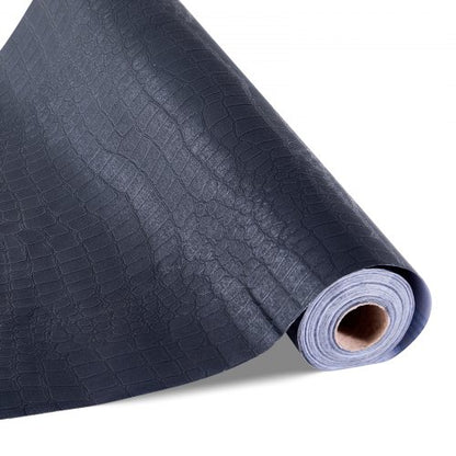 VEVOR Peel and Stick Wallpaper, 15.7 x 393.7 inch Contact Paper Black Cracked Texture Waterpoof Self Adhesive, Easy to Clean & Peel Wall Decorative Vinyl Roll for Bedroom Kitchen Bathroom Office - BZCCBZJKD4047IN2Y001V0 - view 2
