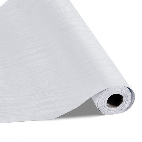 VEVOR Peel and Stick Wallpaper, 17.7 x 393.7 inch Contact Paper White Wood Grain Waterpoof Self Adhesive, Easy to Clean & Peel Wall Decorative Vinyl Roll for Bedroom Kitchen Bathroom Desk Office - BZCCBZJKD404EN7QI001V0 - view 2