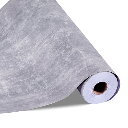 VEVOR Peel and Stick Wallpaper, 15.7 x 590.5 inch Contact Paper Waterpoof Self Adhesive, Easy to Clean Wall Decorative Vinyl Roll for Bedroom Kitchen Bathroom Office,Dark Gray Industrial Style - BZCCBZJKD404RYG5I001V0 - view 1