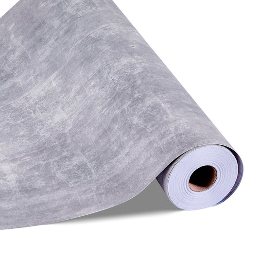 VEVOR Peel and Stick Wallpaper, 15.7 x 590.5 inch Contact Paper Waterpoof Self Adhesive, Easy to Clean Wall Decorative Vinyl Roll for Bedroom Kitchen Bathroom Office,Dark Gray Industrial Style - BZCCBZJKD404RYG5I001V0 - view 1