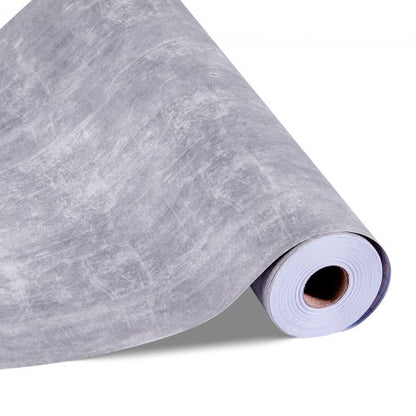 VEVOR Peel and Stick Wallpaper, 15.7 x 590.5 inch Contact Paper Waterpoof Self Adhesive, Easy to Clean Wall Decorative Vinyl Roll for Bedroom Kitchen Bathroom Office,Dark Gray Industrial Style - BZCCBZJKD404RYG5I001V0 - view 2