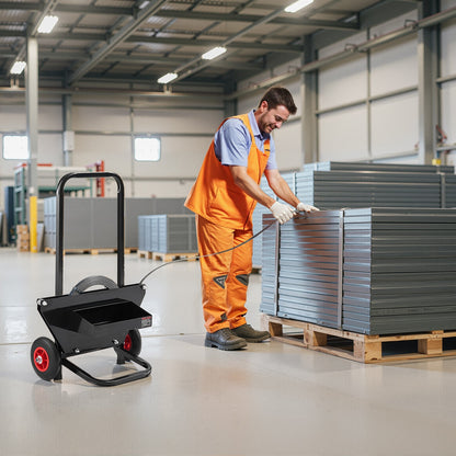 VEVOR Banding Strapping Cart, Fit for Steel Strapping Coils with 23.6 inches Core Outer Size, Heavy Duty Strapping Dispenser with Rubber Wheels, Suitable for Factory, Warehouse, Loading Area - BZKZCKZCGDWNLS6CH001V0 - view 9