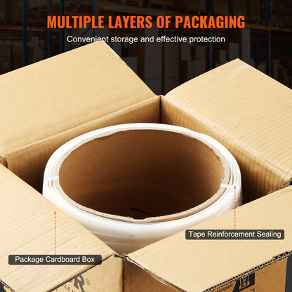 VEVOR Packaging Woven Cord Strapping Roll, 330' Length x 3/4" Width x 0.03" Thickness, 1763 lbs Break Strength, Heavy Duty Banding Pallet Strap Coil, Portable Strong Banding Packing Straps, White - BZKZDBZD34YCAOIAYV0 - view 7