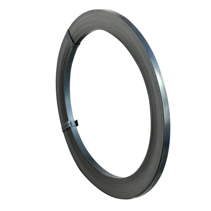 VEVOR Packaging Steel Strapping Roll, 330' Length x 1/2" Width x 0.016" Thickness, 1100 lbs Break Strength, Heavy Duty Banding Pallet Strap Coil, Portable Strong Banding Packing Metal Straps, Black - BZKZDGD12YC3N0L4FV0 - view 10