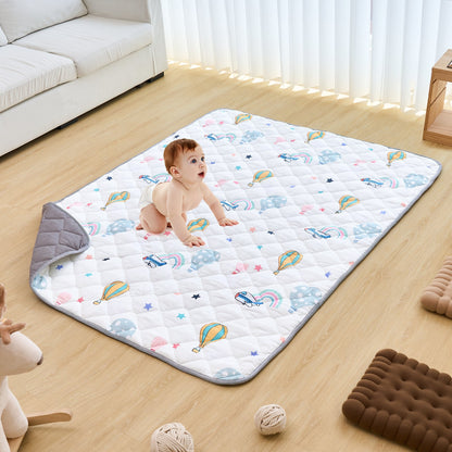 VEVOR Baby Play Mat, 59""x79"" Baby Crawling Mat, Non-Slip One-Piece Soft Baby Playmat, Foldable Floor Mat, Waterproof Activity Playmats for Babies,Toddlers, Infants, Machine Washable, Play & Tummy Time - BZPXD04YC597NR4MYV0 - view 1