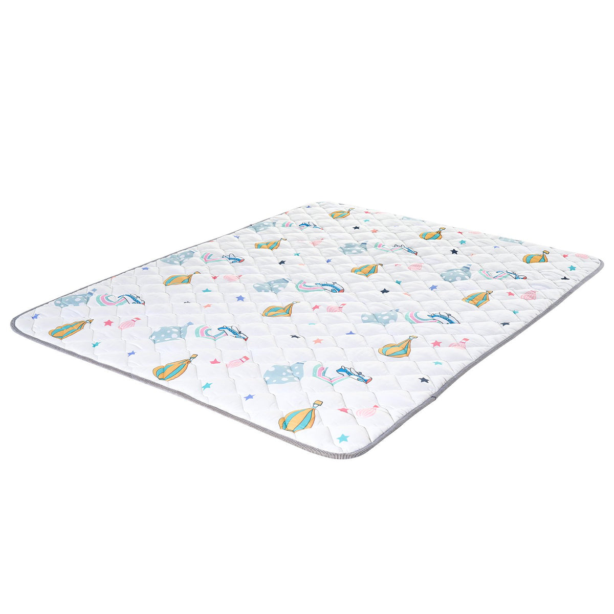 VEVOR Baby Play Mat, 59""x79"" Baby Crawling Mat, Non-Slip One-Piece Soft Baby Playmat, Foldable Floor Mat, Waterproof Activity Playmats for Babies,Toddlers, Infants, Machine Washable, Play & Tummy Time - BZPXD04YC597NR4MYV0 - view 10