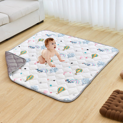 VEVOR Baby Play Mat, 50""x50"" Baby Crawling Mat, Non-Slip One-Piece Soft Baby Playmat, Foldable Floor Mat, Waterproof Activity Playmats for Babies,Toddlers, Infants, Machine Washable, Play & Tummy Time - BZPXDBZ04YC5UWZC6V0 - view 1