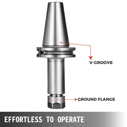 VEVOR CAT40-ER16 COLLET CHUCK--4 CHUCKS Tool Holder Set 100mm - CAT40-ER16-100DB4V0 - view 7