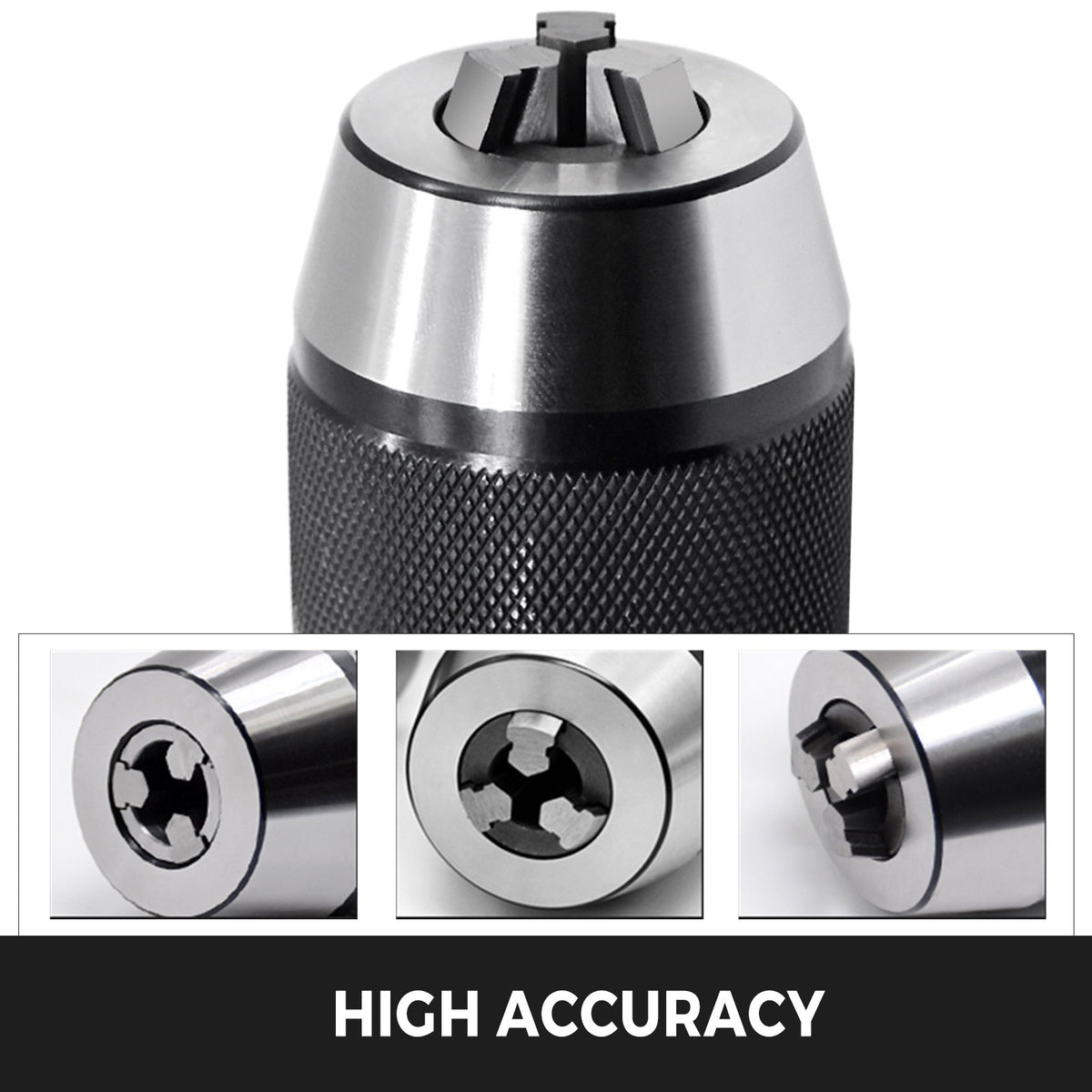 VEVOR Integrated CAT40 Collet Chuck Keyless Drill Chuck 1/2 inch for CAT40 CNC Engraving Machine & Milling Lathe Tool (CAT40) - CAT40ZTDJJ0000001V0 - view 4
