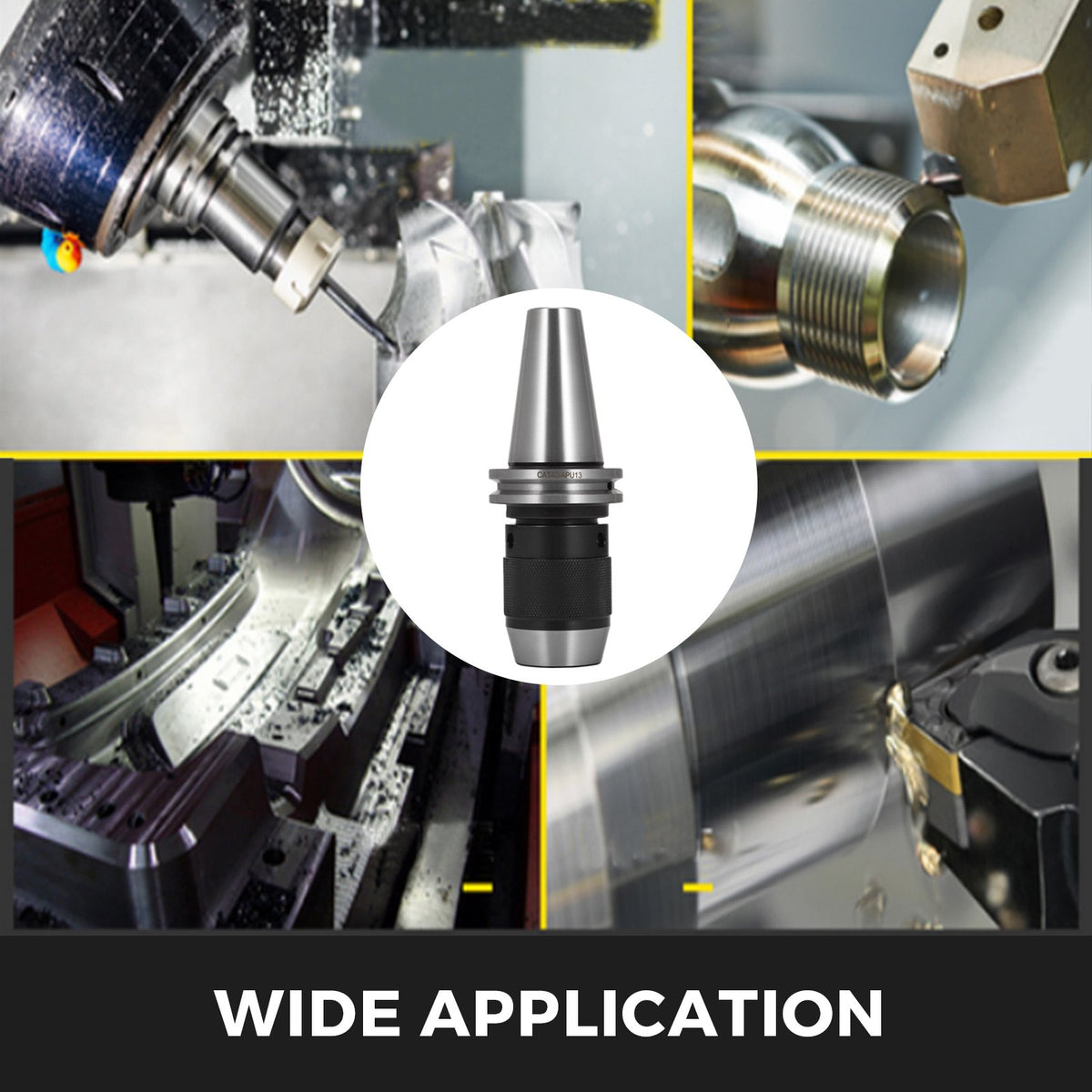 VEVOR Integrated CAT40 Collet Chuck Keyless Drill Chuck 1/2 inch for CAT40 CNC Engraving Machine & Milling Lathe Tool (CAT40) - CAT40ZTDJJ0000001V0 - view 8
