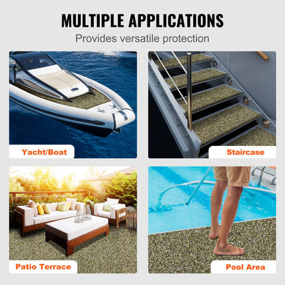 VEVOR Boat Flooring, EVA Foam Boat Decking 94.5" x 23.6", Non-Slip Self-Adhesive Flooring, 31.1sq.ft 2 Rolls of Marine Carpet for Boats, Yacht, Pontoon, Kayak Decking - CBZZFHPMDDCL3Y820V0 - view 7