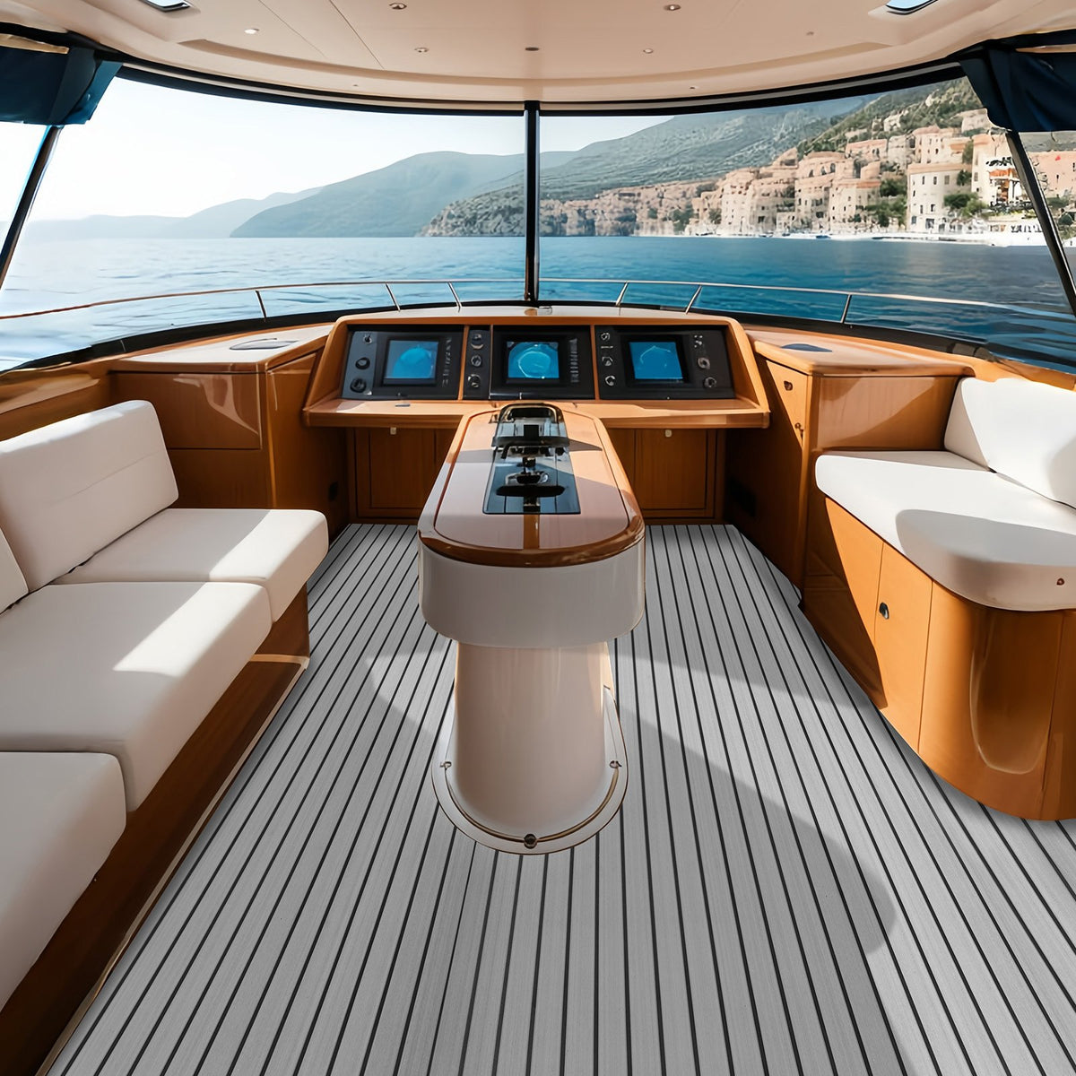 VEVOR Boat Flooring, EVA Foam Boat Decking 94.5" x 45.7", Non-Slip Self-Adhesive Flooring, 29.9 sq.ft Marine Carpet for Boats, Yacht, Pontoon, Kayak Decking - CBZZFHPMDDHSZQ449V0 - view 9