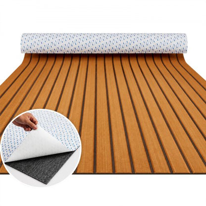 VEVOR Boat Flooring, EVA Foam Boat Decking 94.5" x 46", Non-Slip Self-Adhesive Flooring, 29.9 sq.ft Marine Carpet for Boats, Yacht, Pontoon, Kayak Decking - CBZZFHPMDDZSP166PV0 - view 2