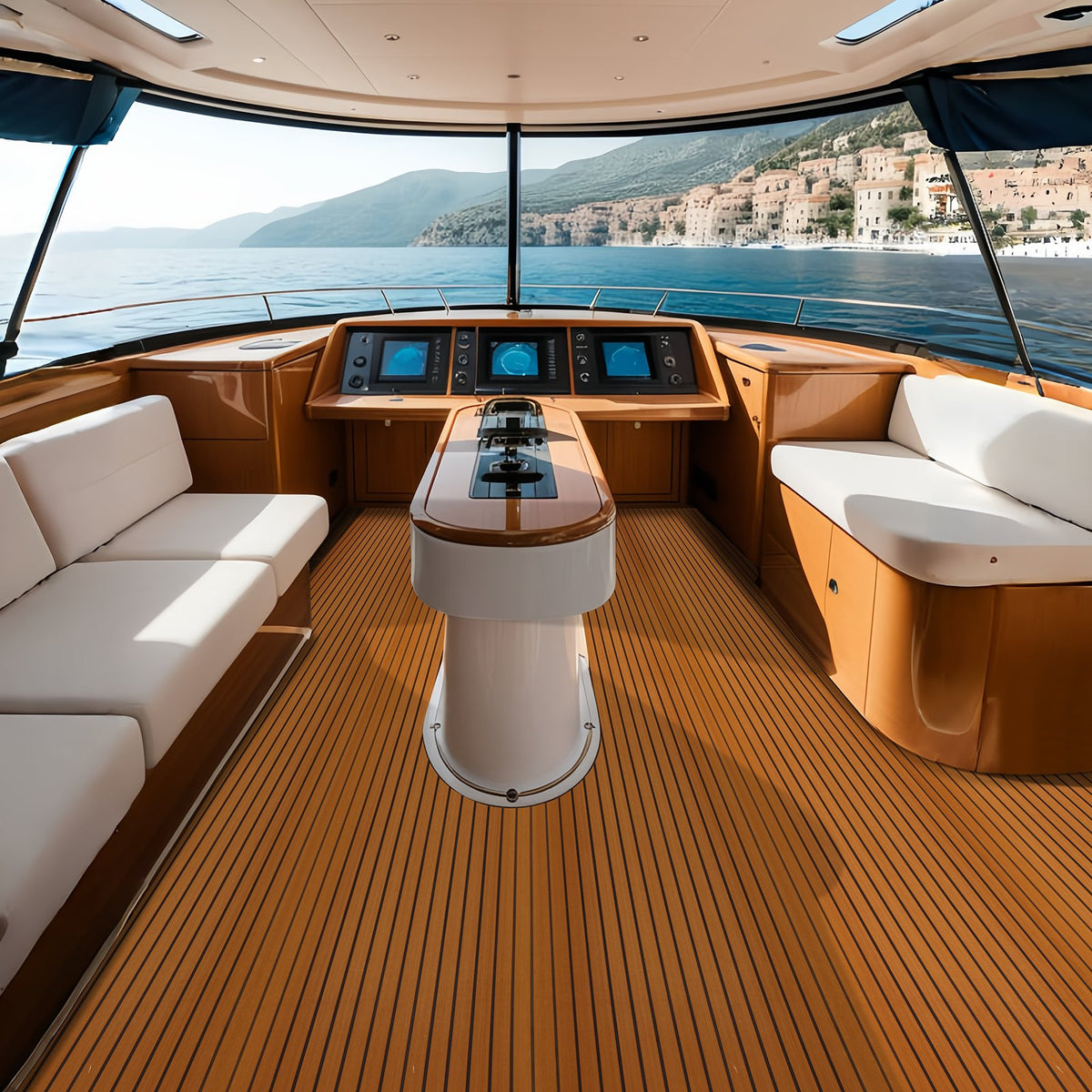 VEVOR Boat Flooring, EVA Foam Boat Decking 94.5" x 46", Non-Slip Self-Adhesive Flooring, 29.9 sq.ft Marine Carpet for Boats, Yacht, Pontoon, Kayak Decking - CBZZFHPMDDZSP166PV0 - view 9