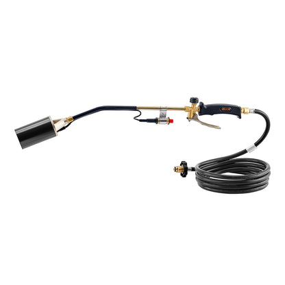 VEVOR Propane Torch Weed Burner, High Output 1,800,000 BTU with 10 ft Hose, Heavy Duty Blow Torch with Adjustable Flame & Turbo Trigger Push Button Auto Igniter, Flamethrower for Garden Ice Snow Road - CCHJHJTZ27INSG493001V0 - view 10