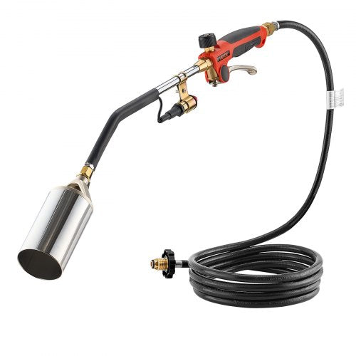 VEVOR Propane Torch Weed Burner, High Output 1,800,000 BTU with 10 ft Hose, Heavy Duty Blow Torch with Adjustable Flame and Turbo Trigger Push Button Igniter, Flamethrower Kit for Garden Ice Snow Road - CCHJHJTZ32INHTNP2001V0 - view 2
