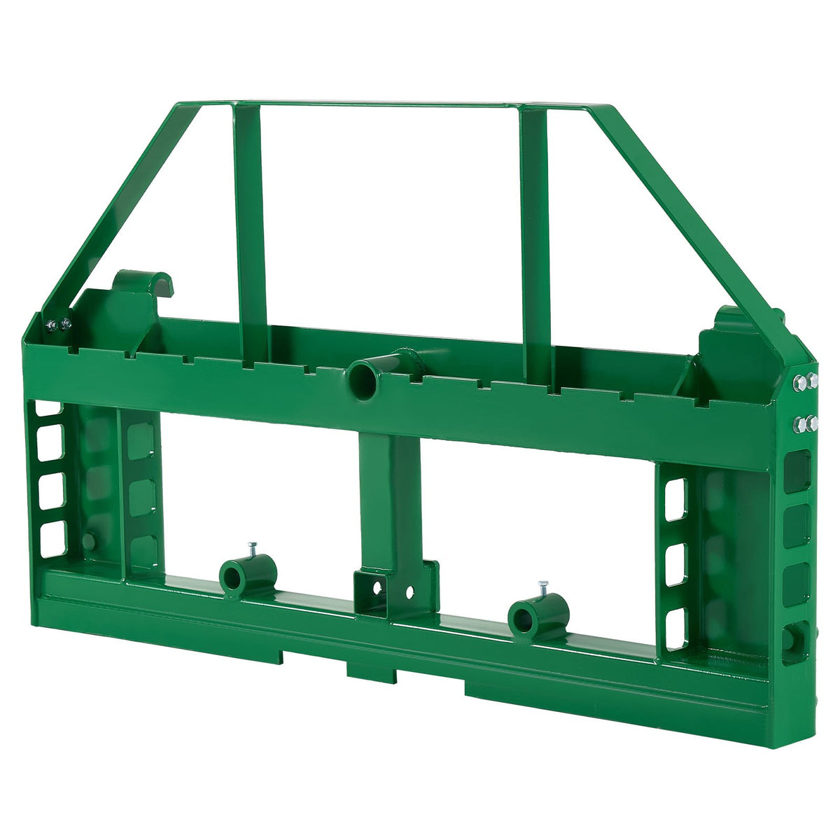VEVOR Skid Steer Pallet Frame, 4000 lbs Rated Load Capacity, 45-inch Pallet Fork Frame Attachments with 2-inch Hitch Receiver & Spear Sleeves, Fit for John Deere Loaders Quick Attach Mount, Frame Only - CCMBJOHNDEERA87XB001V0 - view 1