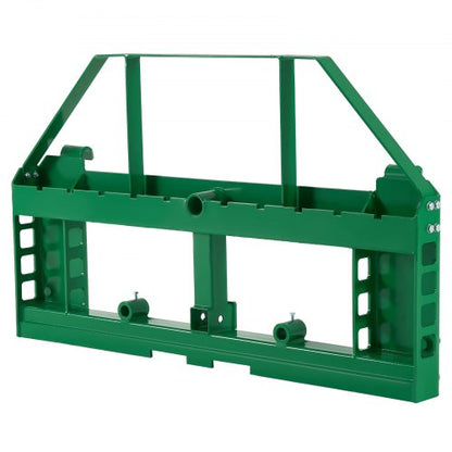 VEVOR Skid Steer Pallet Frame, 4000 lbs Rated Load Capacity, 45-inch Pallet Fork Frame Attachments with 2-inch Hitch Receiver & Spear Sleeves, Fit for John Deere Loaders Quick Attach Mount, Frame Only - CCMBJOHNDEERA87XB001V0 - view 2
