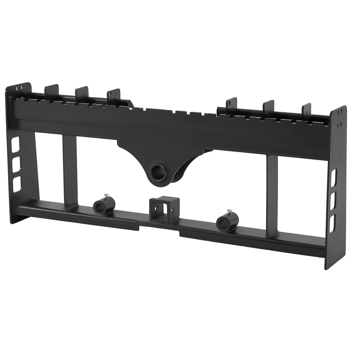 VEVOR Skid Steer Pallet Frame, 4000 lbs Rated Load Capacity, 45-inch Pallet Fork Frame Attachments with 2-inch Hitch Receiver & Spear Sleeves, Fit for Loaders Tractors Quick Attach Mount, Frame Only - CCMBTYBDAQDBZHFHU001V0 - view 1