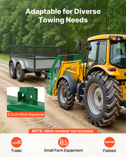VEVOR Pallet Fork Frame Attachment with 36-inch Skid Steer Forks for JD Tractors - CCMBTZJOHNDECMBDF001V0 - view 6