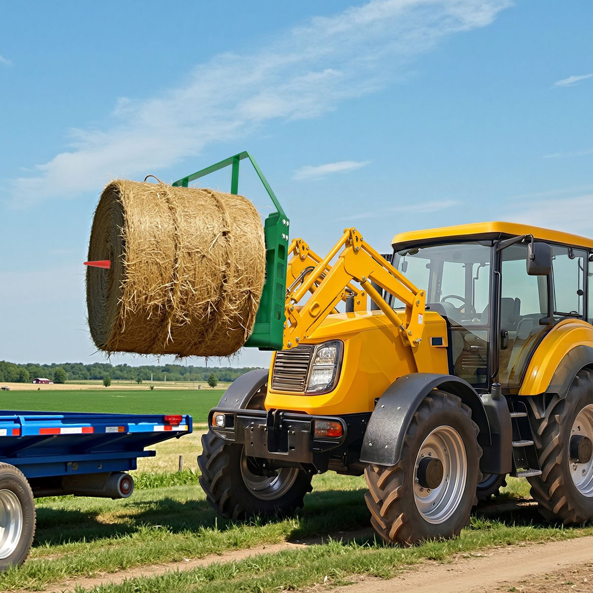VEVOR Pallet Fork Frame Attachment with 36-inch Skid Steer Forks for JD Tractors - CCMBTZJOHNDECMBDF001V0 - view 9