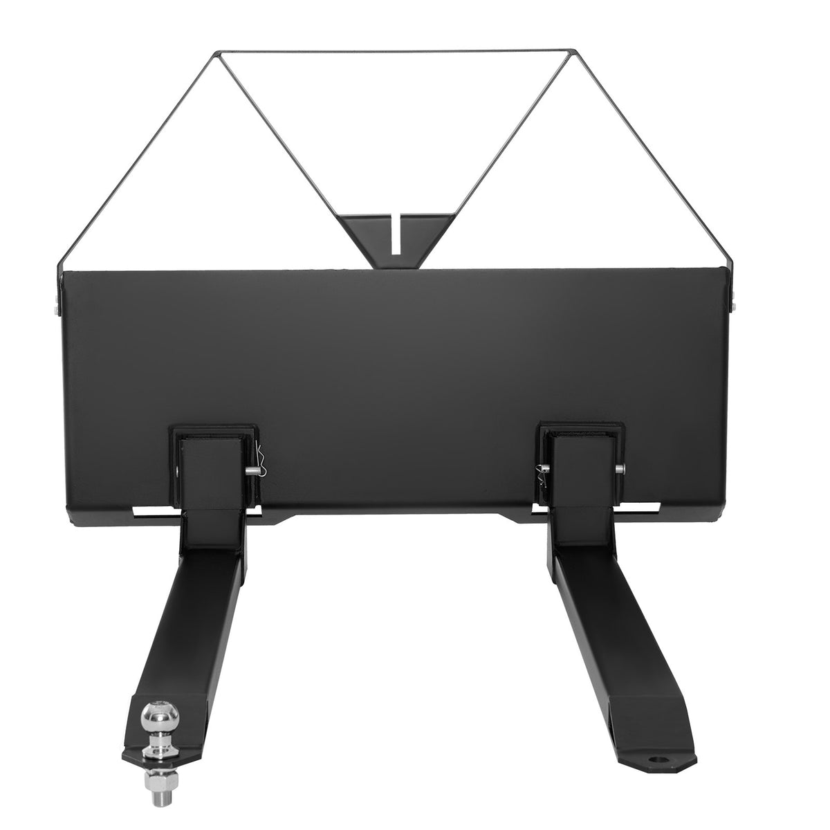 VEVOR Skid Steer Pallet Forks, 2600 lbs Rated Capacity, Pallet Fork Frame Attachment with 48-inch Pallet Forks Blades, 1-7/8 inch Ball Hitch Receiver, Quick Tach Connection for Skid Steers, Tractors - CCMBTZTYDAQDVX9SR001V0 - view 10