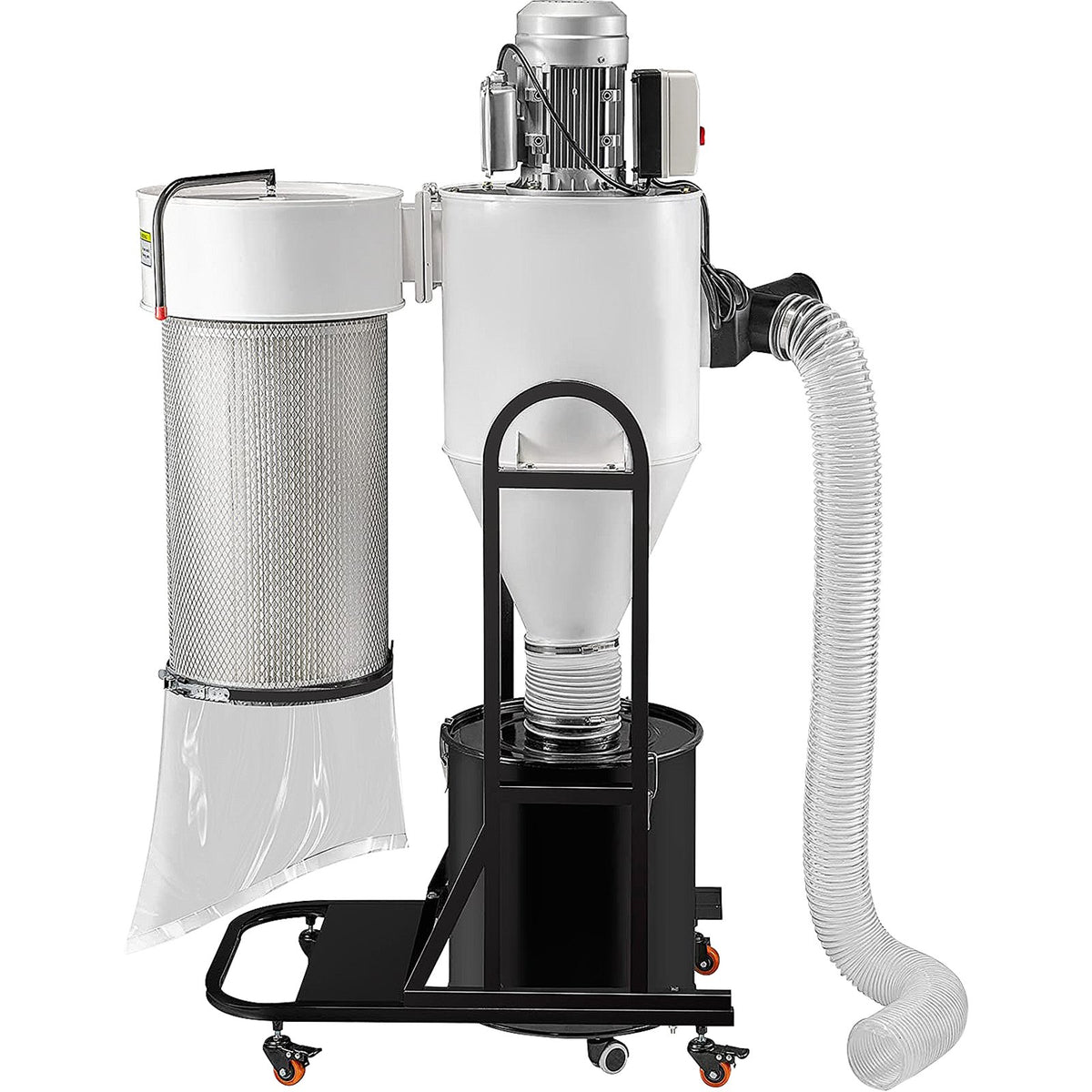 VEVOR Cyclone Dust Collector Woodworking Dust Collector 2HP 220V Heavy Duty - CCQL2.0HP220V7MC2V4 - view 10