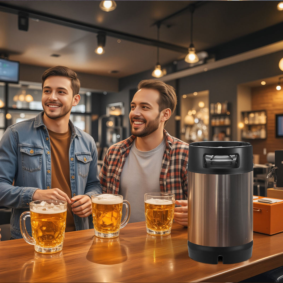 VEVOR Corny Keg, 2.5 Gallon Ball Lock Keg, SUS304 Cold Brew Kegs with Dual Rubber Handles & Heavy-Duty Rubber Bottom, Brewing Equipment for Home Brewing Party, 2 PCS - CCT25GALSXSJ60KC2001V0 - view 9